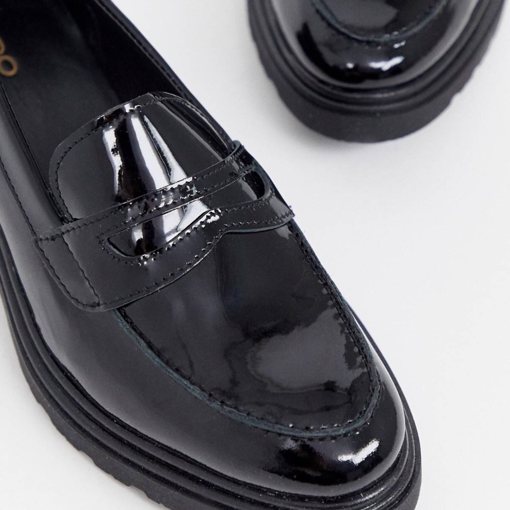 Aldo Leather Flat Loafer